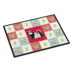 CK5898JMAT 24 x 36 in. Tibetan Terrier Love Indoor or Outdoor Mat