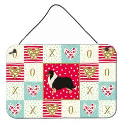 8 x 12 in. Collie Love Wall or Door Hanging Prints