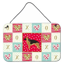 8 x 12 in. German Shepherd Love Wall or Door Hanging Prints