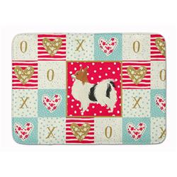 19 x 27 in. Papillon Love Machine Washable Memory Foam Mat