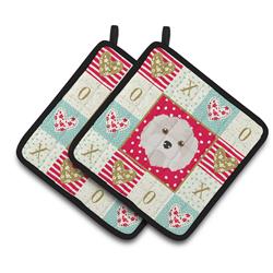 CK5214PTHD 7.5 x 7.5 in. Kyi-Leo Love Pair of Pot Holders