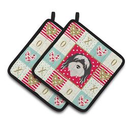 CK5241PTHD 7.5 x 7.5 in. Tibetan Terrier Love Pair of Pot Holders