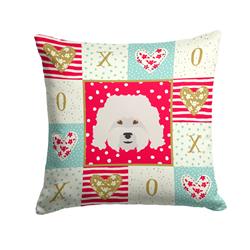 14 x 3 x 14 in. Bolognese Love Fabric Decorative Pillow