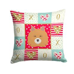 14 x 3 x 14 in. Elo Dog Love Fabric Decorative Pillow