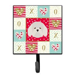 4.25 x 1 x 7 in. Coton De Tulear Love Leash or Key Holder