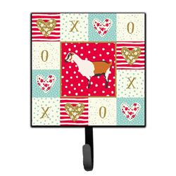 4.25 x 1 x 7 in. Alpine Goat Love Leash or Key Holder