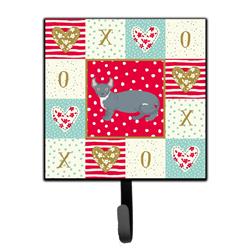 4.25 x 1 x 7 in. Dwelf No.2 Cat Love Leash or Key Holder