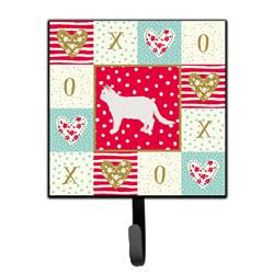Picture of Carolines Treasures CK5682SH4 4.25 x 1 x 7 in. Poodle Cat No.2 Cat Love Leash or Key Holder