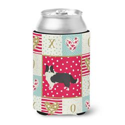 12 oz Border Collie Love Can or Bottle Hugger