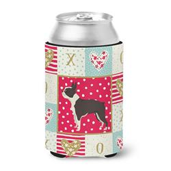 12 oz Boston Terrier Love Can or Bottle Hugger