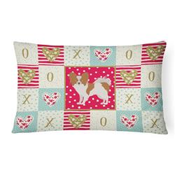 CK5871PW1216 12 x 3 x 16 in. Papillon No.1 Love Canvas Fabric Decorative Pillow