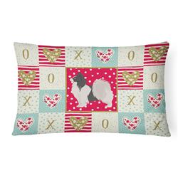 CK5872PW1216 12 x 3 x 16 in. Papillon No.2 Love Canvas Fabric Decorative Pillow