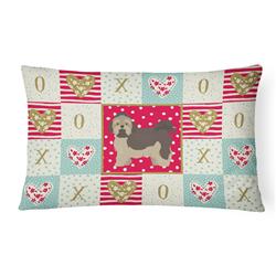 CK5888PW1216 12 x 3 x 16 in. Russian Lapdog Love Canvas Fabric Decorative Pillow