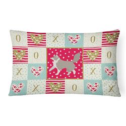Picture of Carolines Treasures CK5555PW1216 12 x 3 x 16 in. Asian Semi Longhaired Cat Love Canvas Fabric Decorative Pillow