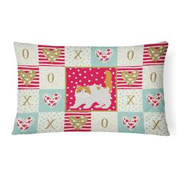 Picture of Carolines Treasures CK5617PW1216 12 x 3 x 16 in. Exotic Shorthair No.4 Cat Love Canvas Fabric Decorative Pillow