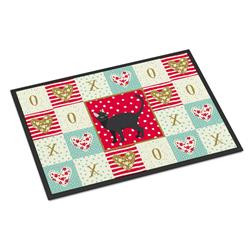 Picture of Carolines Treasures CK5645MAT 18 x 27 in. Malayan No.2 Cat Love Indoor or Outdoor Mat