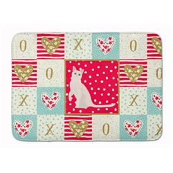 19 x 27 in. Burmilla No.1 Cat Love Machine Washable Memory Foam Mat