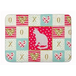 19 x 27 in. Burmilla No.2 Cat Love Machine Washable Memory Foam Mat