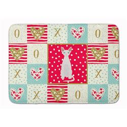 CK5757RUG 19 x 27 in. Devon Rex No.2 Cat Love Machine Washable Memory Foam Mat