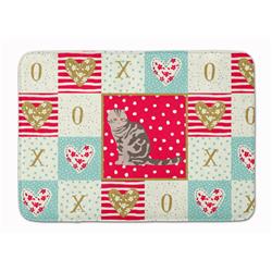 19 x 27 in. Foldex Exotic Fold Cat Love Machine Washable Memory Foam Mat