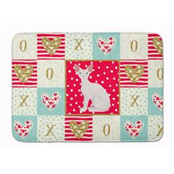 19 x 27 in. Sphynx Cat Love Machine Washable Memory Foam Mat