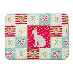 19 x 27 in. Sphynx No.3 Cat Love Machine Washable Memory Foam Mat