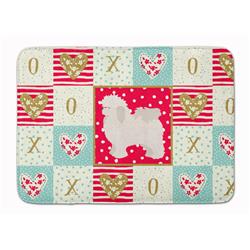 19 x 27 in. Bolognese Love Machine Washable Memory Foam Mat