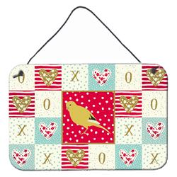 8 x 12 in. Border Canary Love Wall or Door Hanging Prints