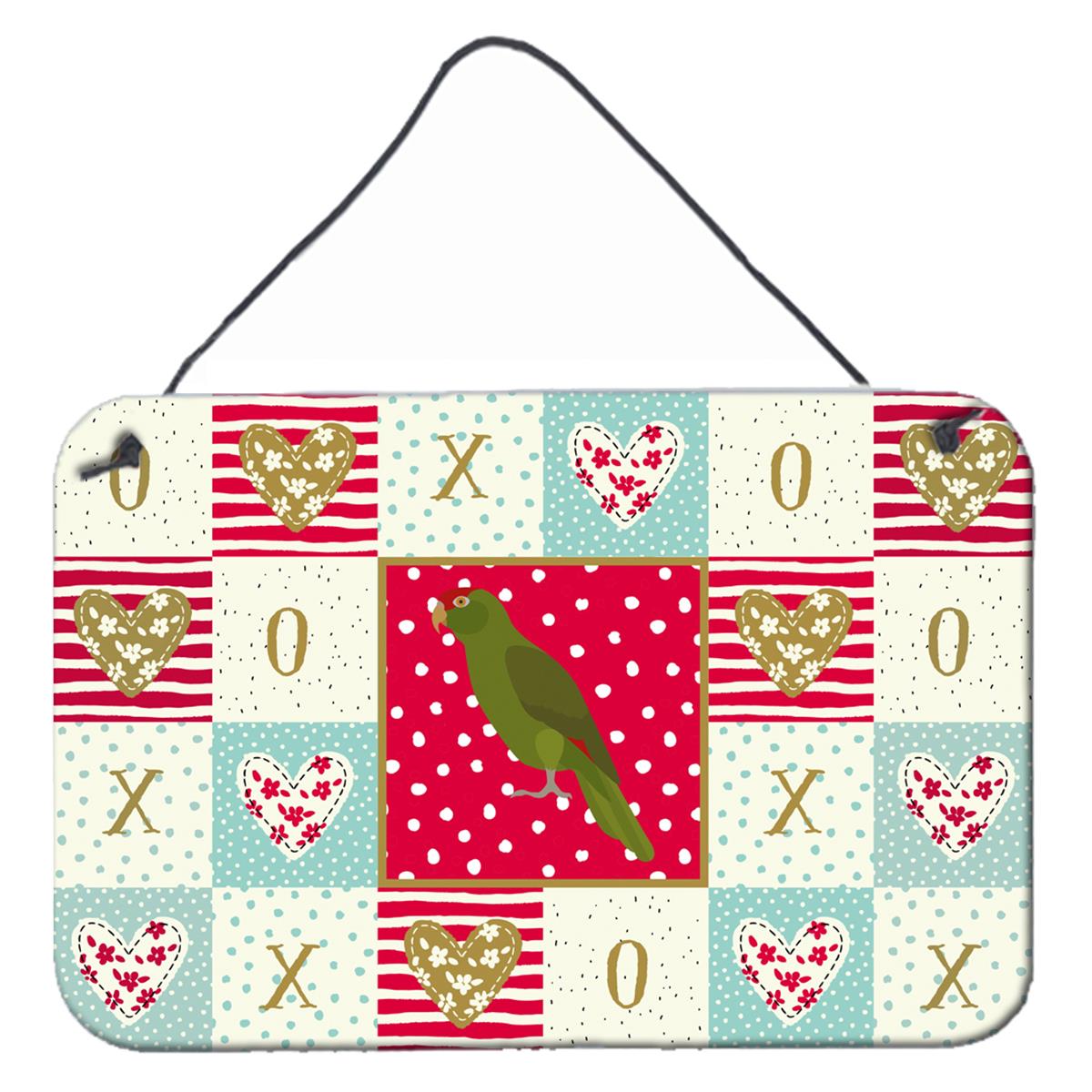 CK5519DS812 8 x 12 in. Amazon Parrot Love Wall or Door Hanging Prints