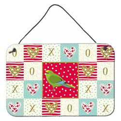 CK5524DS812 8 x 12 in. New Zealand Parakeet Love Wall or Door Hanging Prints