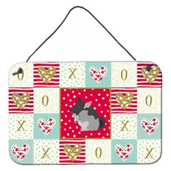 CK5420DS812 8 x 12 in. Black Velvet Chinchilla Love Wall or Door Hanging Prints