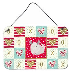 CK5425DS812 8 x 12 in. White Dominant Chinchilla Love Wall or Door Hanging Prints