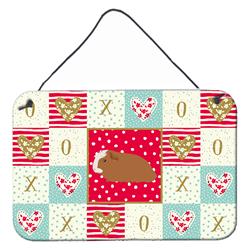 CK5428DS812 8 x 12 in. Crested Guinea Pig Love Wall or Door Hanging Prints