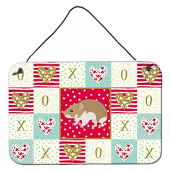 8 x 12 in. Turkish Hamster Love Wall or Door Hanging Prints