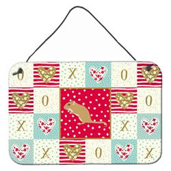 CK5449DS812 8 x 12 in. Gerbil Mouse Love Wall or Door Hanging Prints