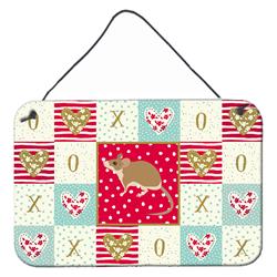 8 x 12 in. Spiny Mouse Love Wall or Door Hanging Prints