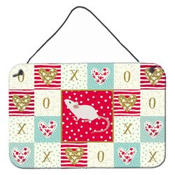 CK5454DS812 8 x 12 in. White Domestic Mouse Love Wall or Door Hanging Prints