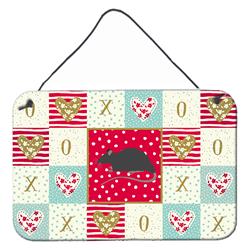 CK5456DS812 8 x 12 in. Black Rat Love Wall or Door Hanging Prints