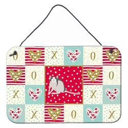 8 x 12 in. Husky Rat Love Wall or Door Hanging Prints