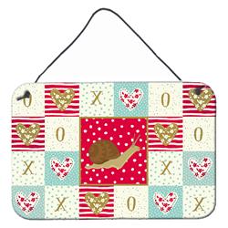 8 x 12 in. Garden Snail Wall or Door Hanging Prints