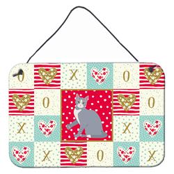 CK5737DS812 8 x 12 in. American Polydactyl No.2 Cat Love Wall or Door Hanging Prints