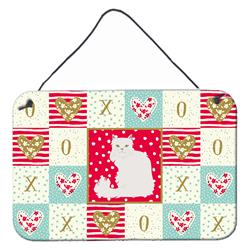 CK5740DS812 8 x 12 in. Asian Semi Longhaired Cat Love Wall or Door Hanging Prints