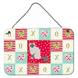 CK5742DS812 8 x 12 in. Birman Cat Love Wall or Door Hanging Prints