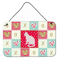 CK5750DS812 8 x 12 in. Burmilla No.2 Cat Love Wall or Door Hanging Prints