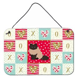 CK5754DS812 8 x 12 in. Colorpoint Persian Hymalayan No.2 Cat Love Wall or Door Hanging Prints