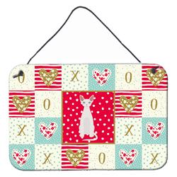 CK5757DS812 8 x 12 in. Devon Rex No.2 Cat Love Wall or Door Hanging Prints