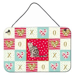 CK5762DS812 8 x 12 in. Foldex Exotic Fold Cat Love Wall or Door Hanging Prints