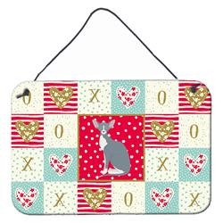 CK5779DS812 8 x 12 in. Peterbald Cat Love Wall or Door Hanging Prints