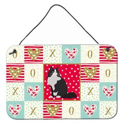 CK5781DS812 8 x 12 in. Ragamuffin Cat Love Wall or Door Hanging Prints