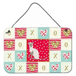 CK5786DS812 8 x 12 in. Siamese Modern Cat Love Wall or Door Hanging Prints